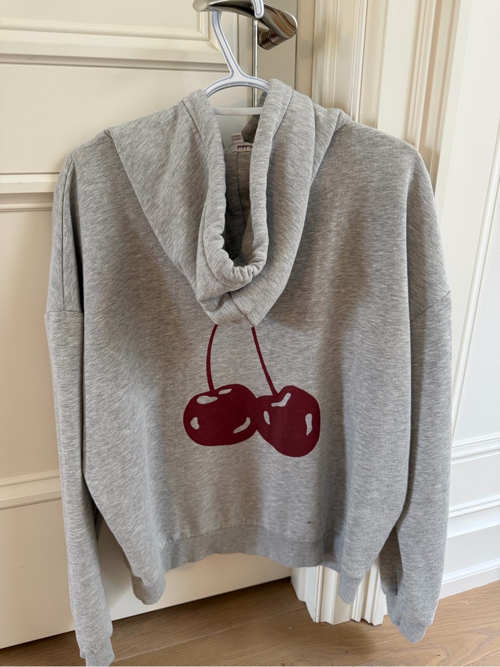 Subdued Grey Cherry Hoodie